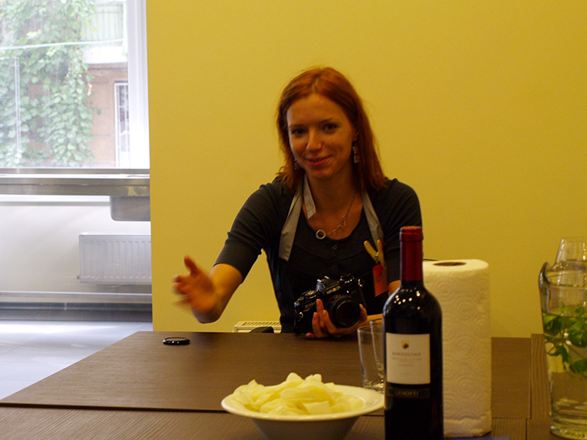 Participants. Lesson "Viva Italia!" with Konstantin Rossoshenko. Cooking classes in Odessa.