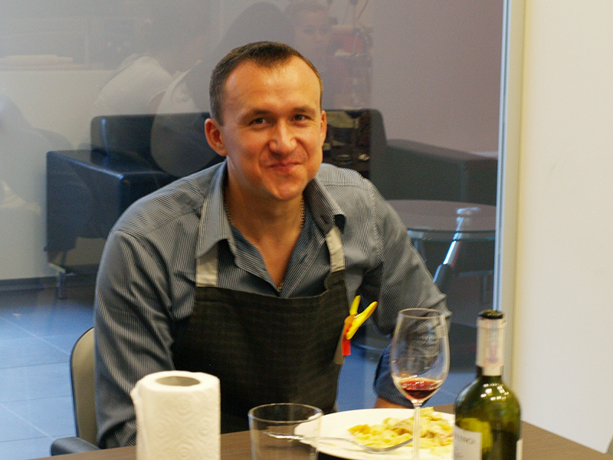 Pasta masterclass with Konstantin Rossoshenko. Cooking classes in Odessa.