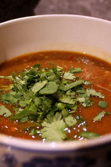 Chili soup by uncle Gosha. Easy food recipes in best food and cooking blog