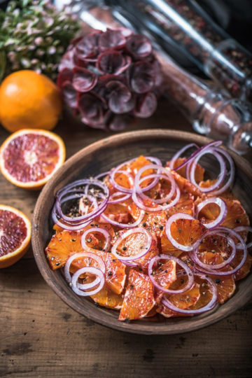 Sicilian orange salad. Best famous recipes in cooking at home blog