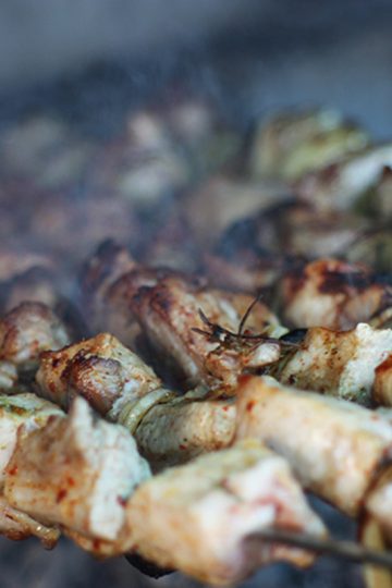 Country pork kebab. Step by step recipes in Maria Kalenska blog