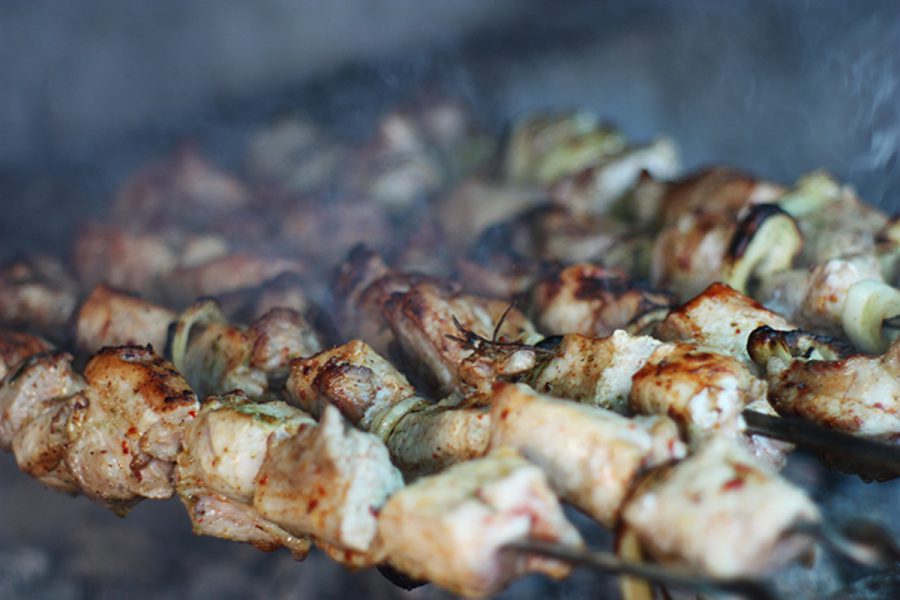 Country pork kebab. Step by step recipes in Maria Kalenska blog
