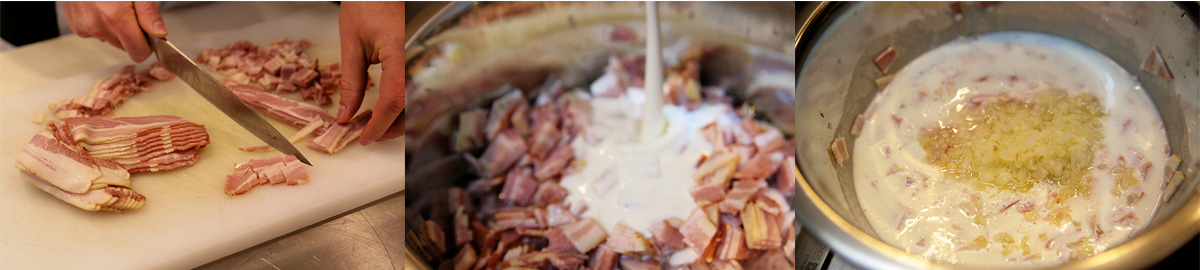 Гратен со шпецли и беконом - рецепт с фото от Марии Каленской. Самый популярный кулинарный сайт.