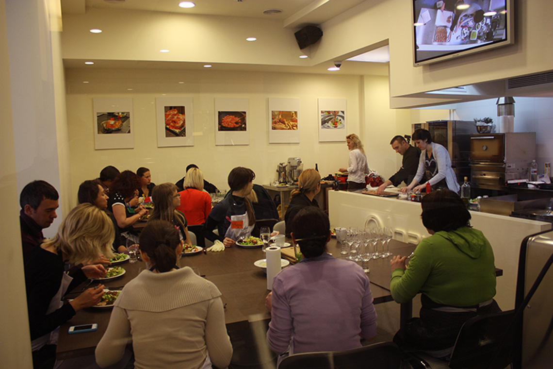 Tasting of dishes. Meat & Grill & Barbecue Course. Сooking school "My Odessa Cuisine".