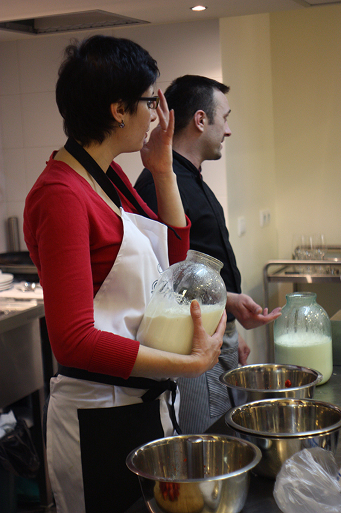 Ayran from Ivan Meat & Grill & Barbecue Course. Сooking school "My Odessa Cuisine".