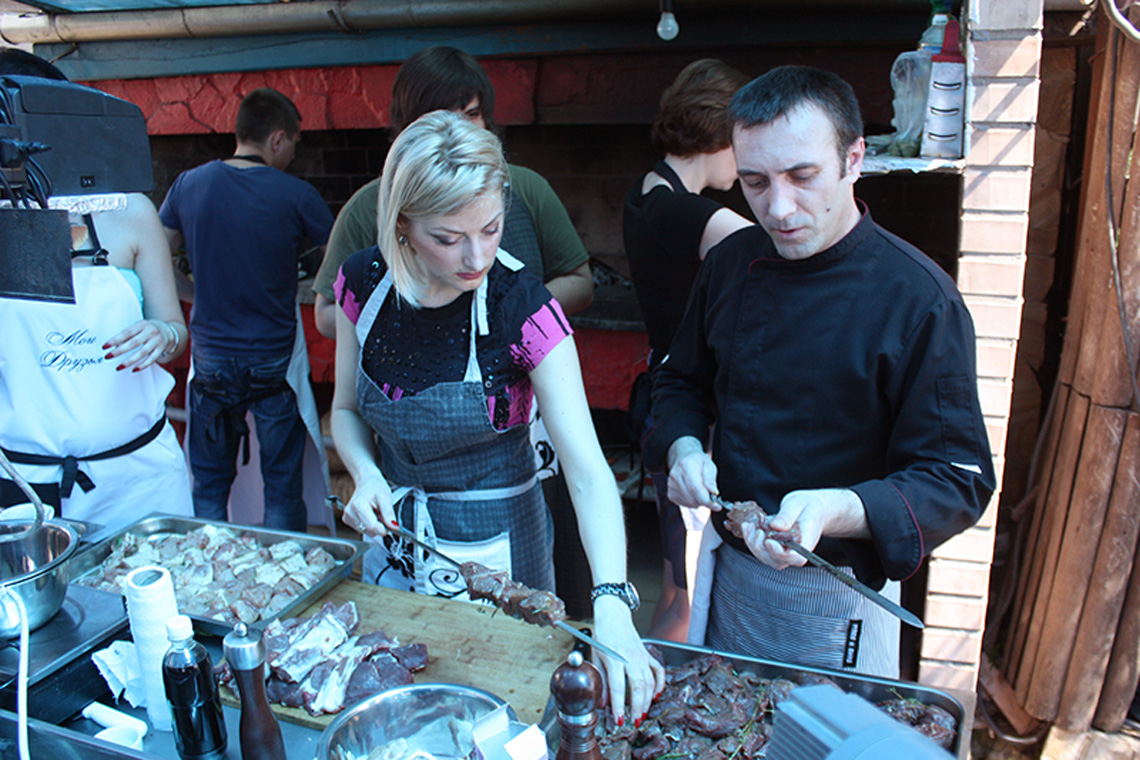 Meat & Grill & Barbecue Course. Сooking school "My Odessa Cuisine".