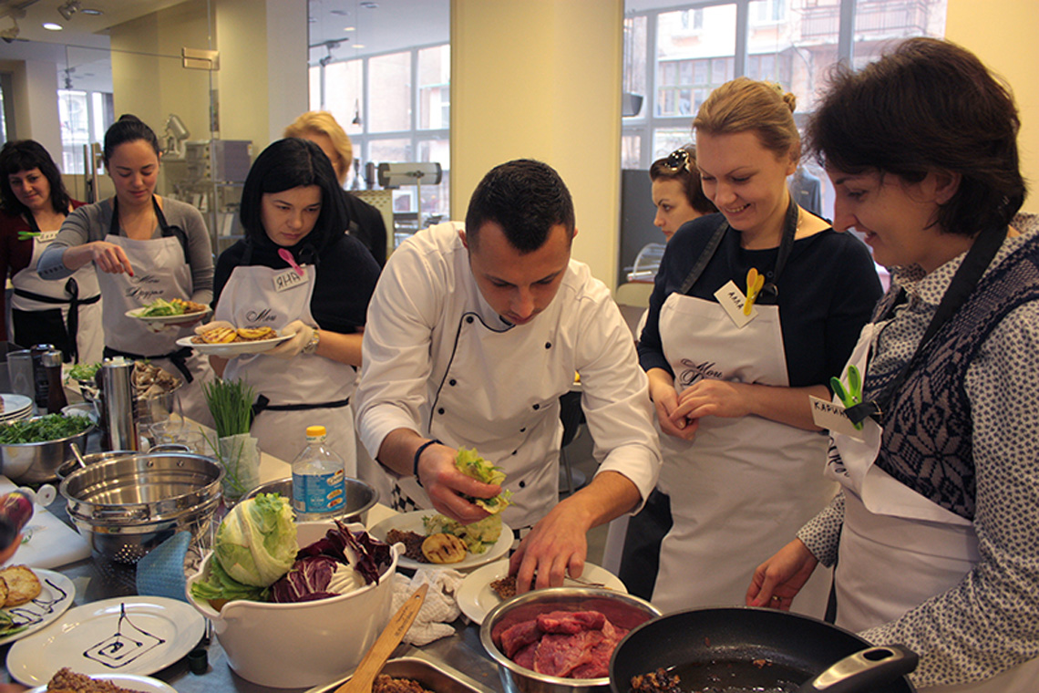 Lesson "Irish Cuisine". Cooking school in Ukraine.