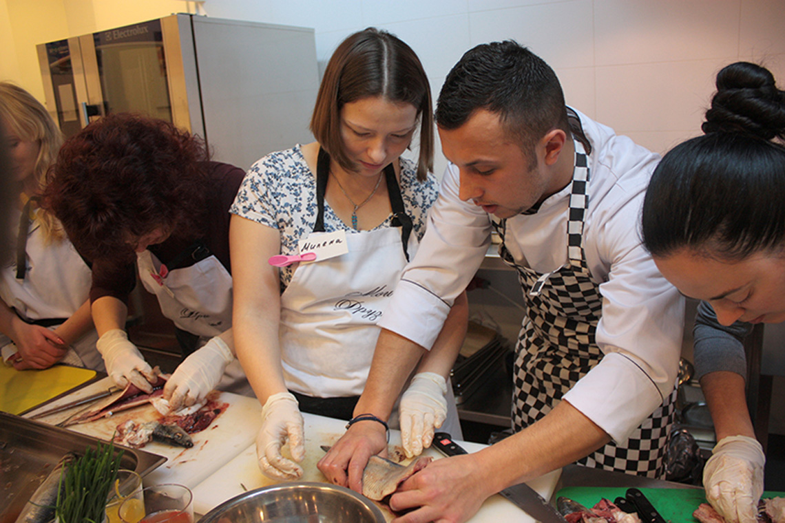 How to cook herring. Lesson "Irish Cuisine". Cooking school in Ukraine.