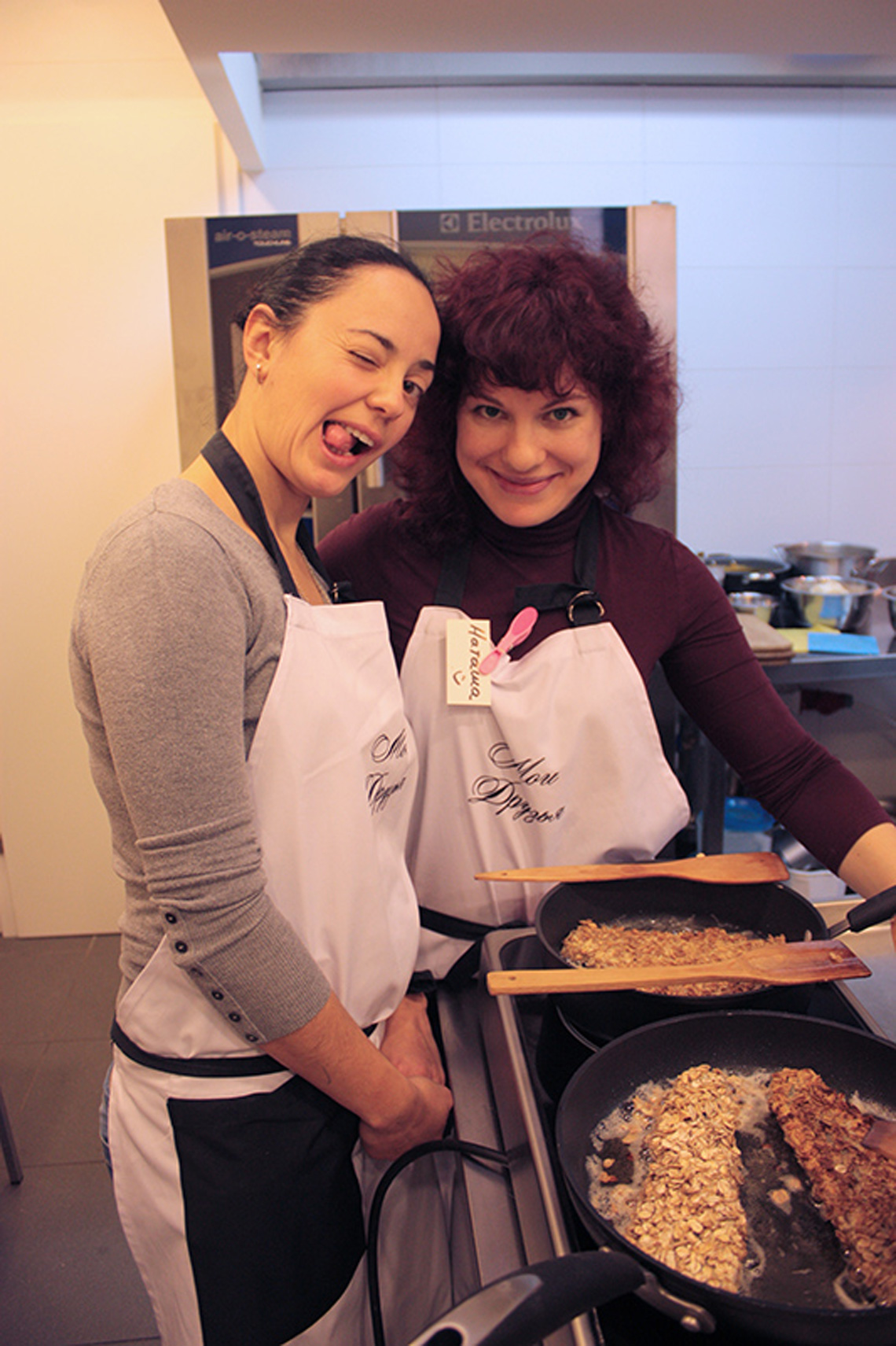 Funny moments of lesson. Lesson "Irish Cuisine". Cooking school in Ukraine.