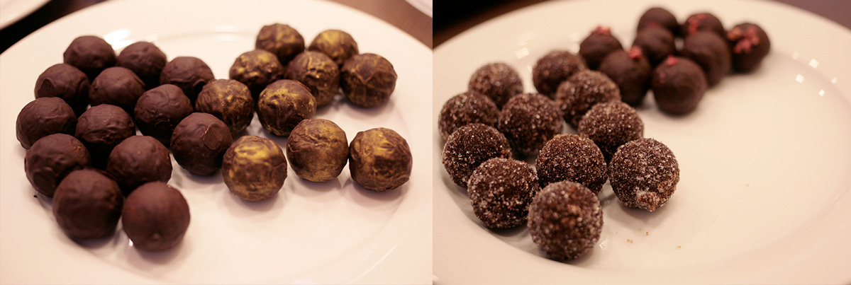 Chocolate rum truffles by Veronika