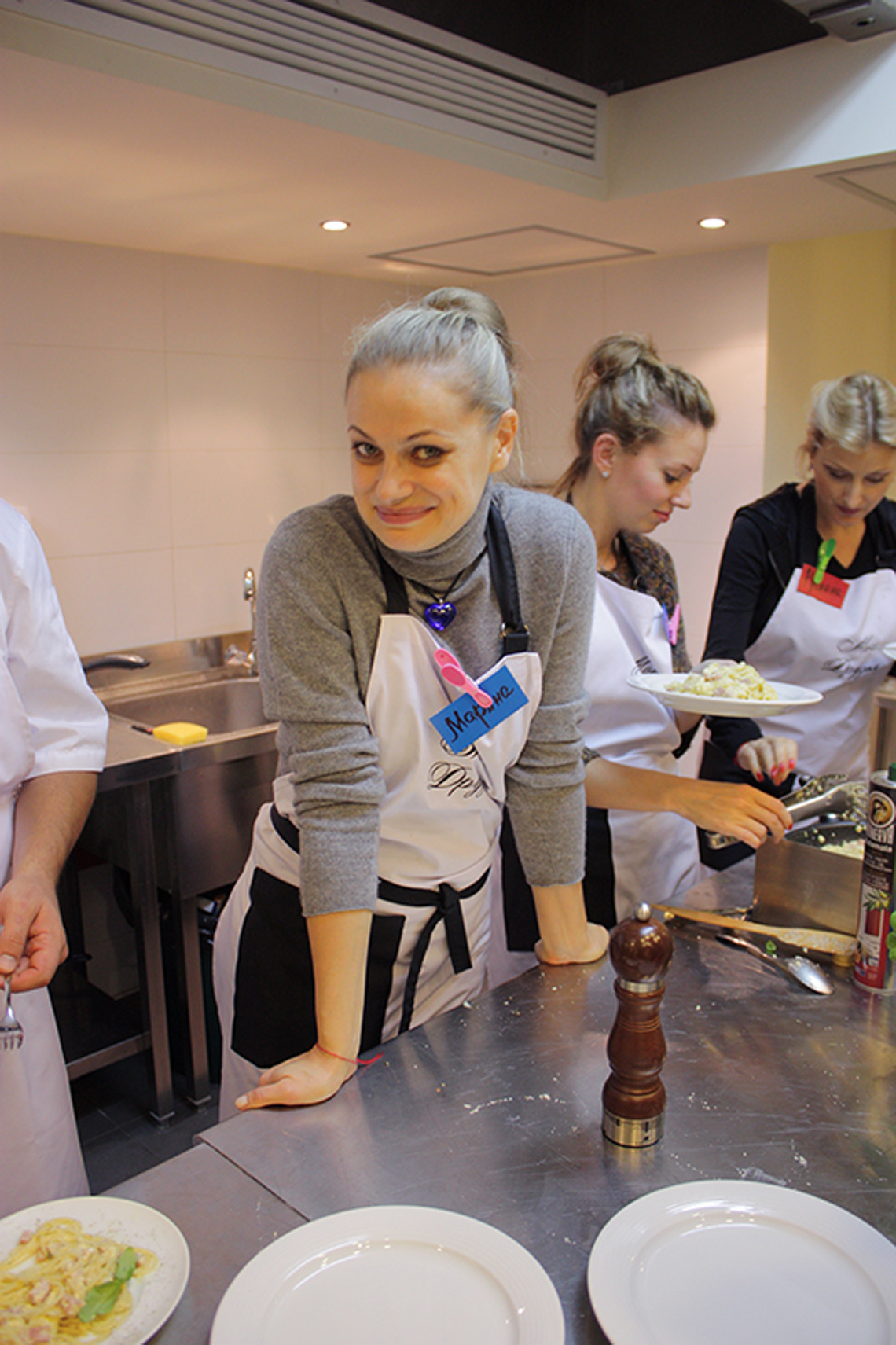 Participants of masterclass. Lesson "Pekelna cuisine". Сooking school "My Odessa Cuisine".