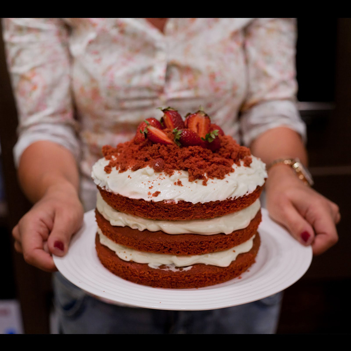 Урок «Red Velvet Cake». Кулинарная школа «Мои друзья» в Одессе.