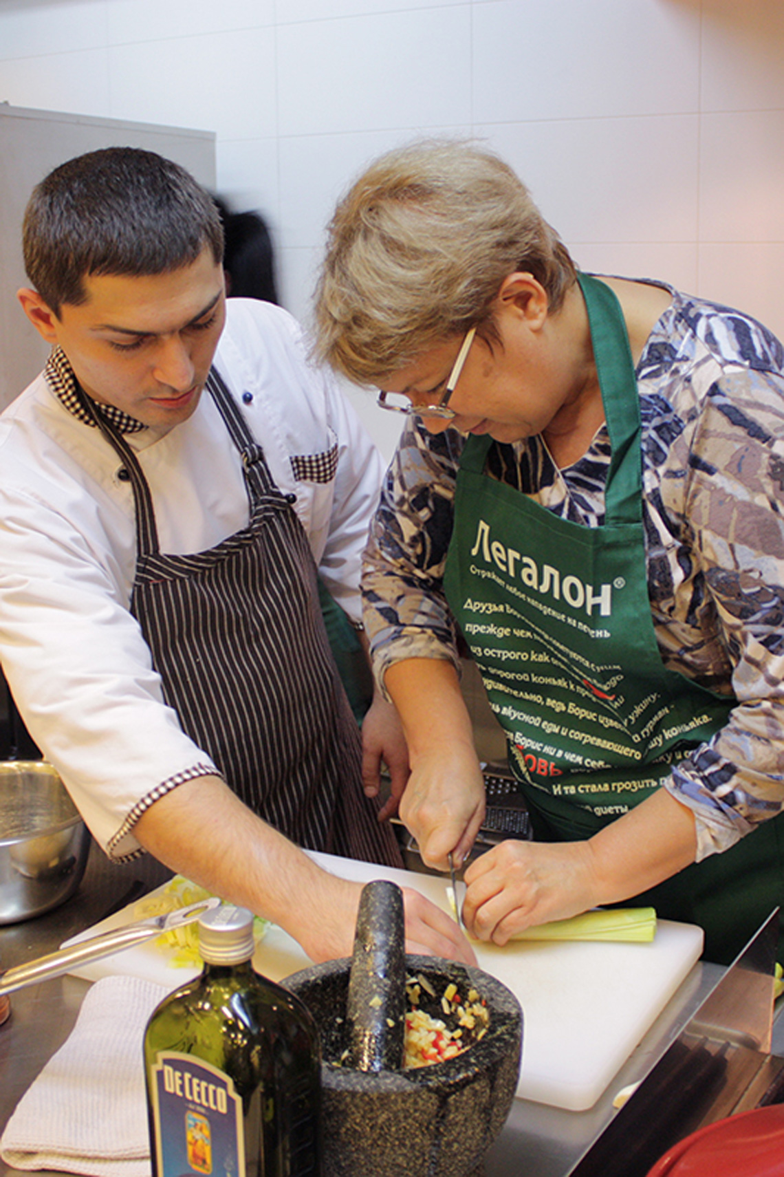 Master class with chef Andrey Gavrilyuk. Сooking school "My Odessa Cuisine".