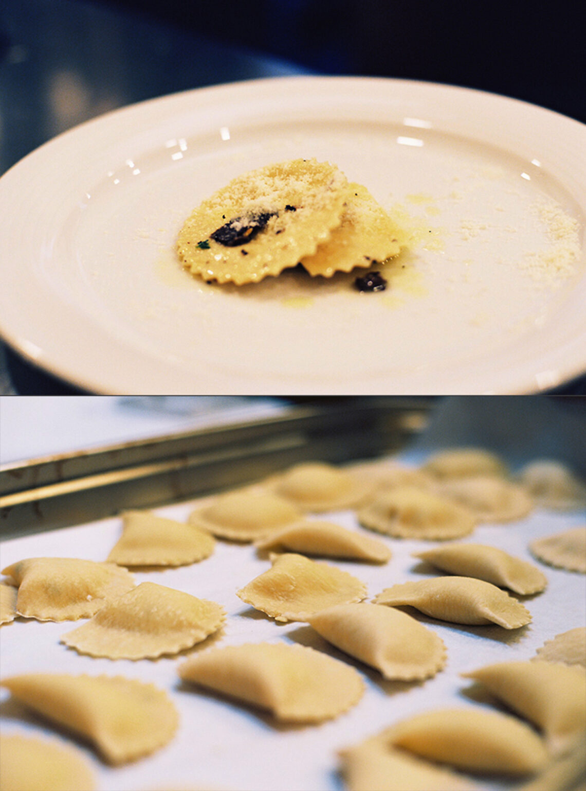 Ricotta and truffles ravioli. Recipes and meal ideas in Maria Kalenska blog