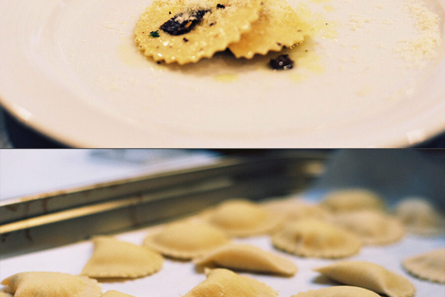 Ricotta and truffles ravioli. Recipes and meal ideas in Maria Kalenska blog