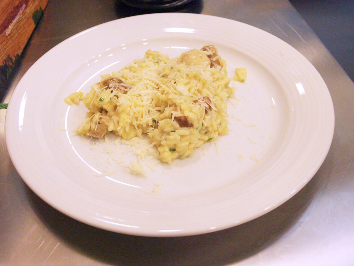 Porcini Risotto. Best recipes with photos of tasty dishes.