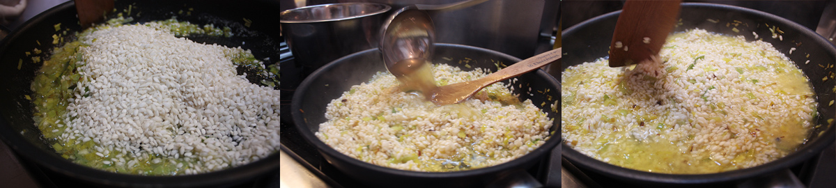 Cook risotto
