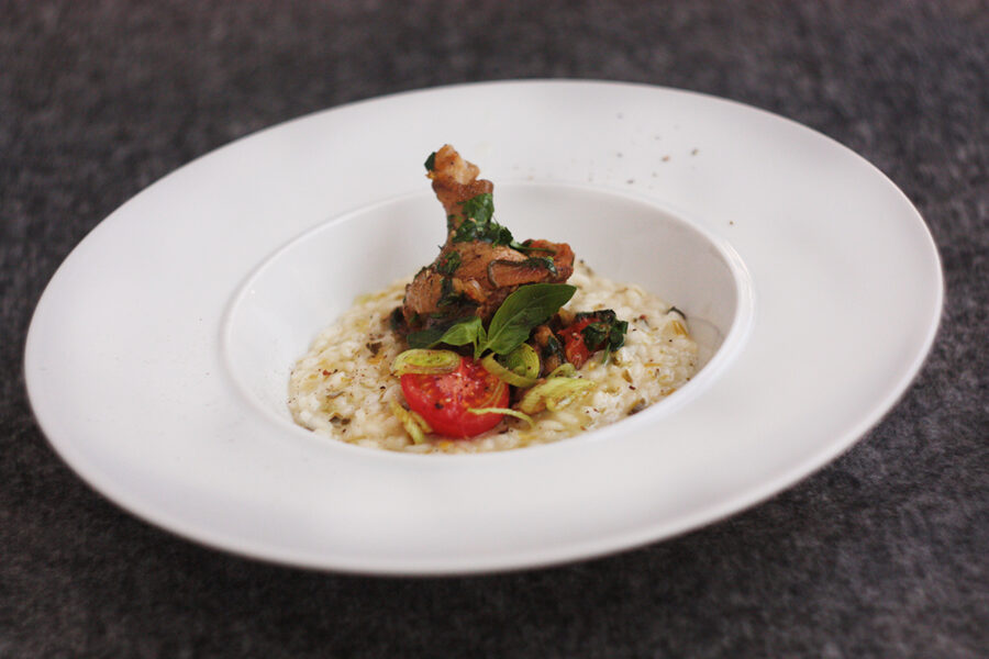 Risotto with duck. Best recipes with photos of tasty dishes.
