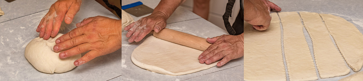 Prepare the dough for booki from Krinichne