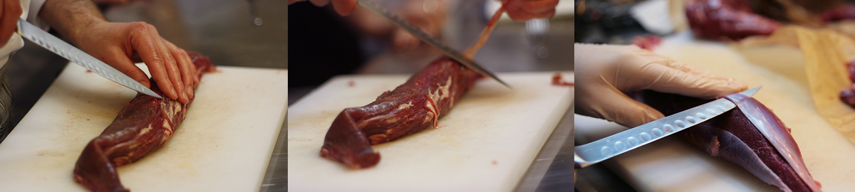 Bacon-wrapped fillet steak