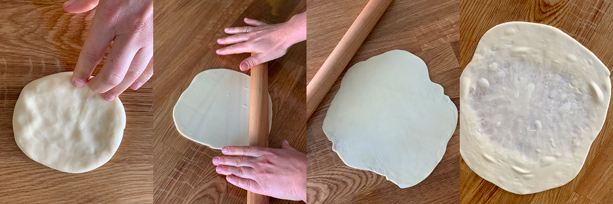 Preparing the dough