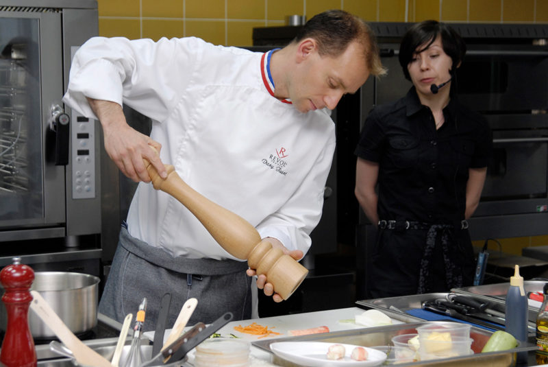 Visit of the Famous French Chef David Tissot. Cooking classes in Odessa.