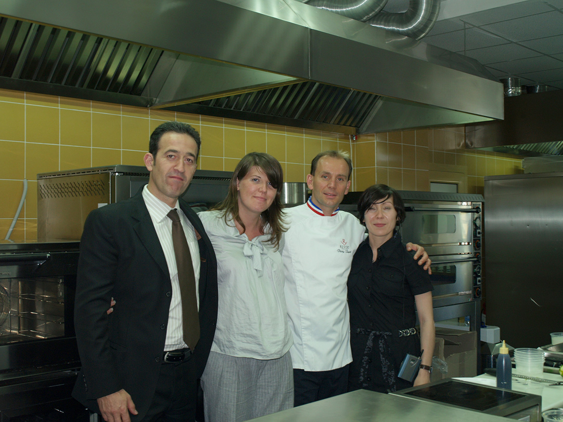 Visit of the famous French chef David Tissot. Cooking classes in Odessa.