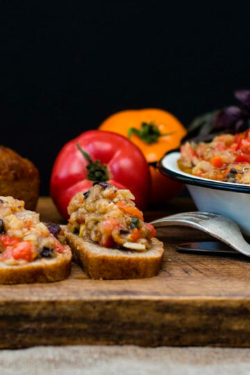 Aubergine dip. Cooking tips from famous chefs.