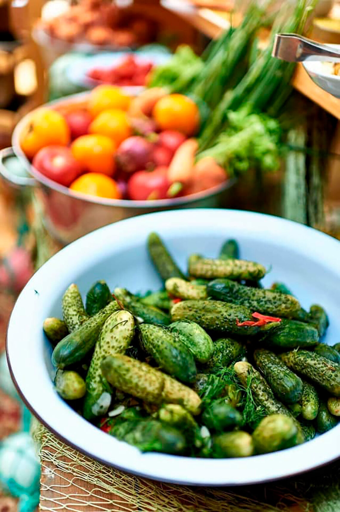 Odessa “5 minutes” pickled cucumbers. Cooking tips from famous chefs.