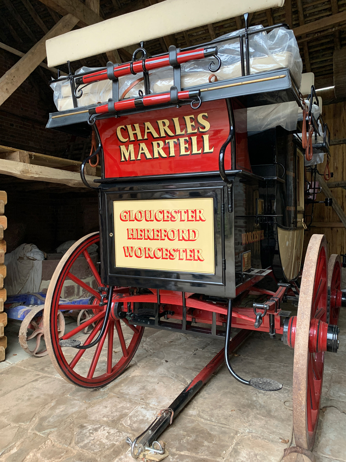 Vintage carriage Charles Martell & Son