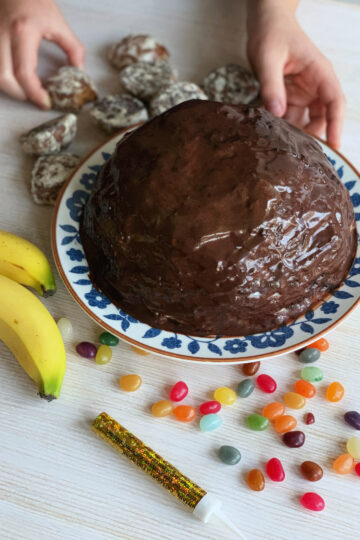 Banana cake that does not require baking. The best culinary recipes on the gastronomy blog of Maria Kalenska.