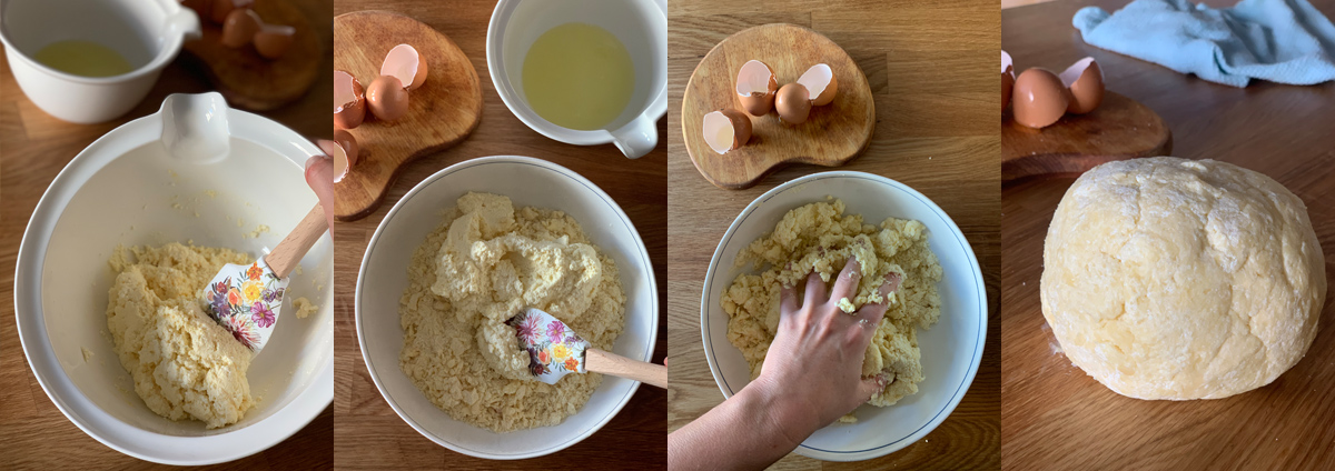 Cookies Roses - making dough