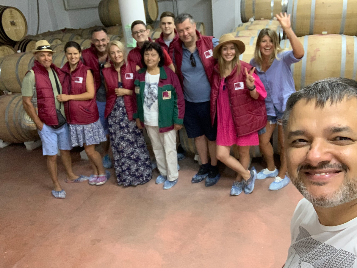 Group excursion to the Bessarabian winery