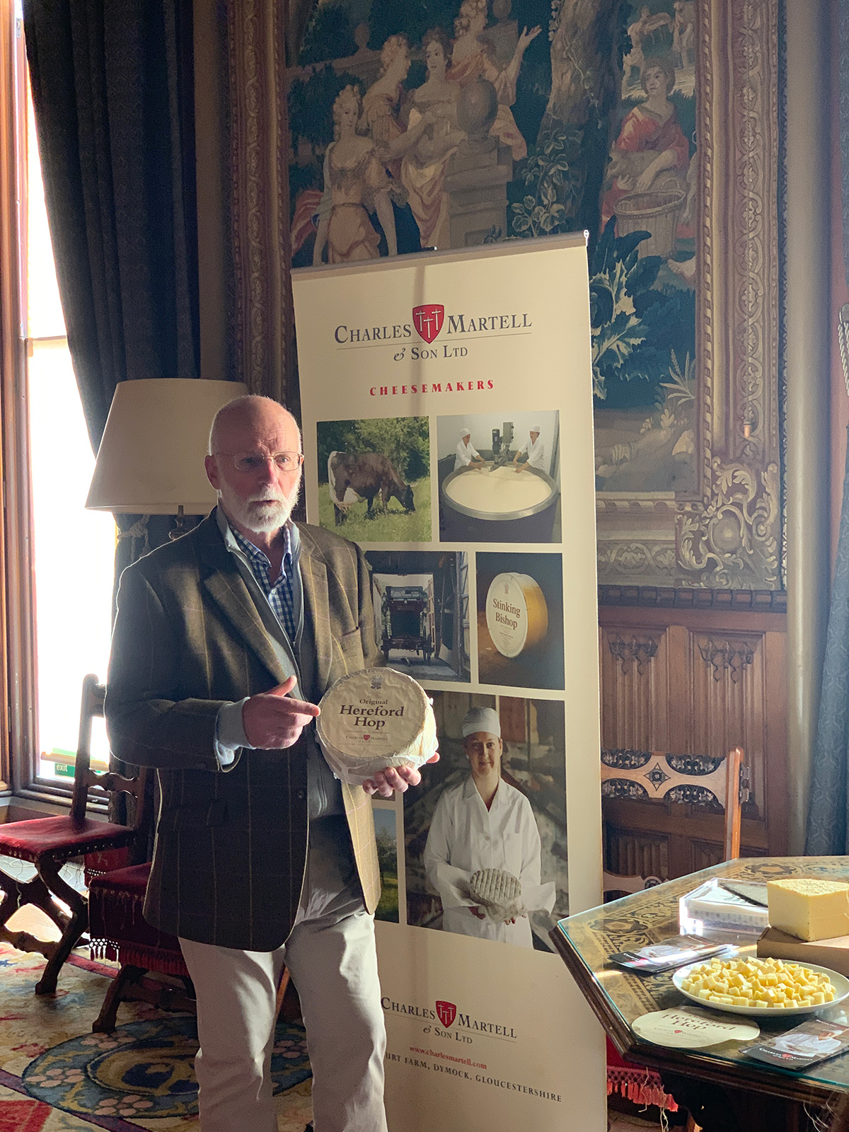 Charles Martell & Son Ltd cheese makers and their famous cheese in Maria Kalenska gastronomy blog